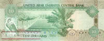 Vereinigte Arabische Emirate - 10  Dirhams (#027c_UNC)