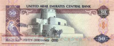 Vereinigte Arabische Emirate - 50  Dirhams (#029c_UNC)