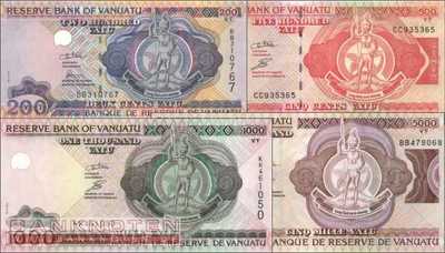 Vanuatu: 200 - 5.000 Vatu (4 Banknoten)