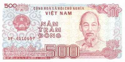 Vietnam - 500  Dong (#101a-2_UNC)