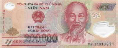 Vietnam - 200.000  Dong (#123l_UNC)