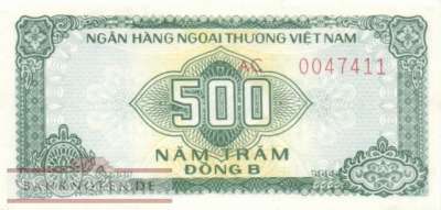 Vietnam - 500  Dong (#FX05a-2_UNC)
