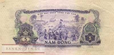 Vietnam, South - 5  Dong (#042a_VF)