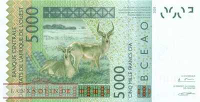 Benin - 5.000  Francs (#217Bc_UNC)