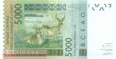 Senegal - 5.000  Francs (#717Kd_UNC)