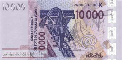 Senegal - 10.000  Francs (#718Kv_UNC)