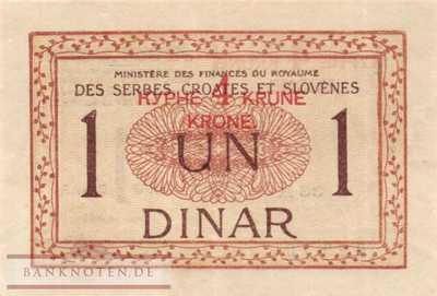 Jugoslawien - 4  Kronen on 1 Dinar (#015_VF)