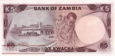 Sambia - 5  Kwacha (#021a_AU)