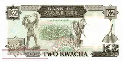 Sambia - 2  Kwacha (#029a_UNC)