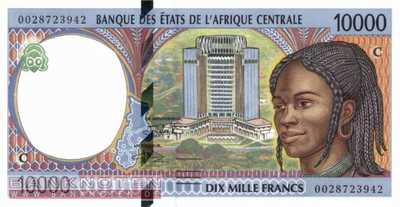 Kongo - 10.000 Francs (#105Cf_UNC)