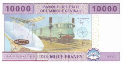 Zentralafrikanische Republik - 10.000  Francs (#310Md_UNC)