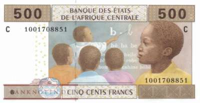Tschad - 500  Francs (#606Ce_UNC)