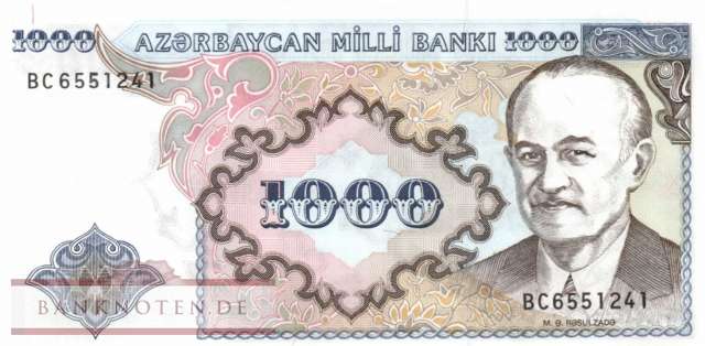 Aserbaidschan - 1.000  Manat (#020b_UNC)
