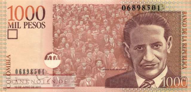 Kolumbien - 1.000  Pesos (#456n_UNC)