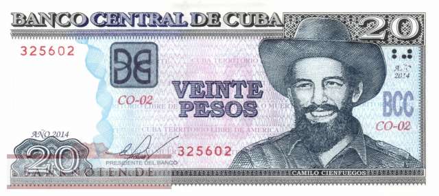 Kuba - 20  Pesos (#122i_UNC)