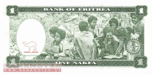 Eritrea - 1 Nakfa (#001_UNC)