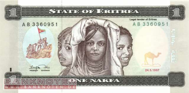 Eritrea - 1  Nakfa (#001_UNC)