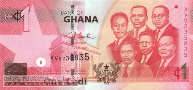 Ghana - 1  Cedi (#037a_UNC)