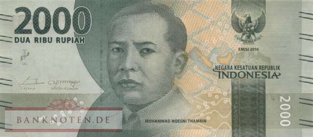 Indonesien - 2.000  Rupiah (#155a_UNC)