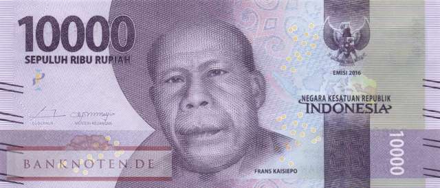Indonesien - 10.000  Rupiah (#157a_UNC)