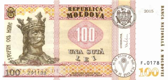 Moldawien - 100  Lei (#025a_UNC)