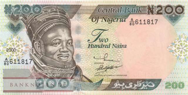Nigeria - 200  Naira (#029a-00_UNC)