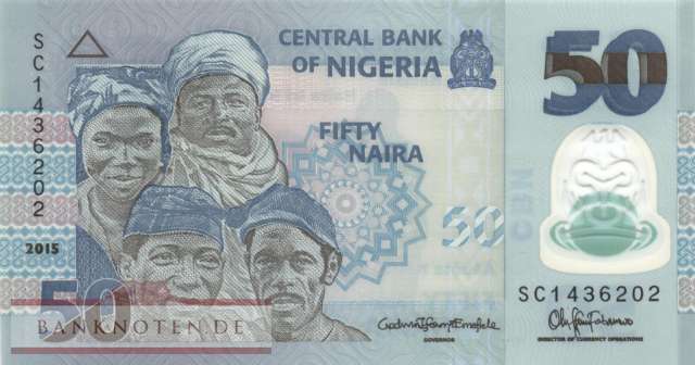 Nigeria - 50  Naira (#040e_UNC)