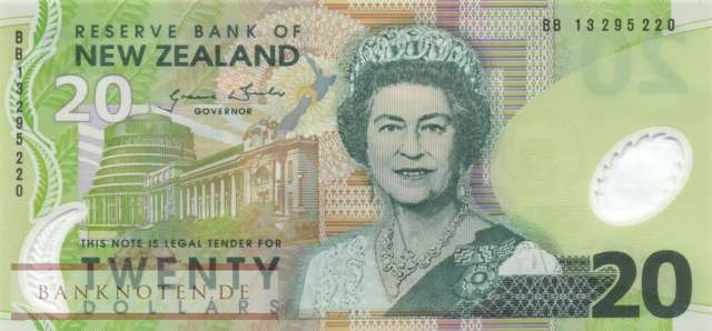 Neuseeland - 20  Dollars (#187c-13_UNC)