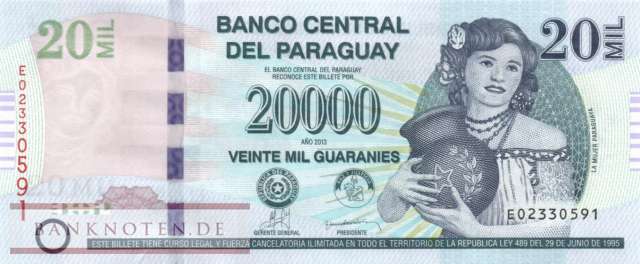 Paraguay - 20.000  Guaranies (#235_UNC)
