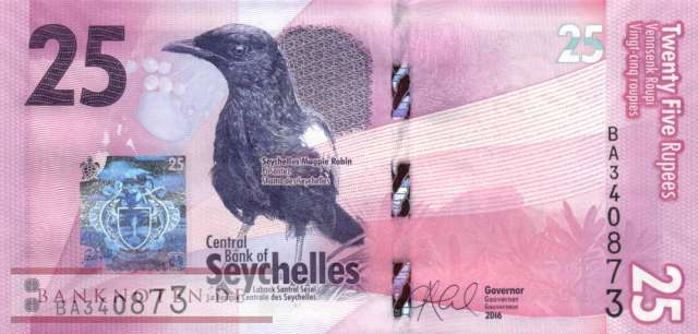 Seychelles - 25  Rupees (#048_UNC)