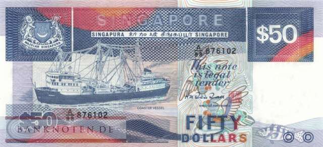 Singapur - 50  Dollars (#022a_UNC)