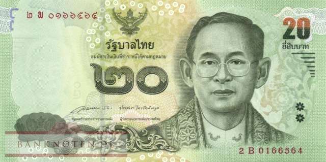 Thailand - 20  Baht (#118-U85_UNC)