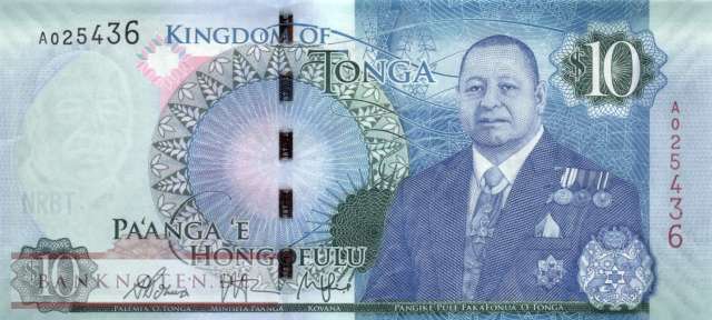 Tonga - 10  Pa anga (#046_UNC)