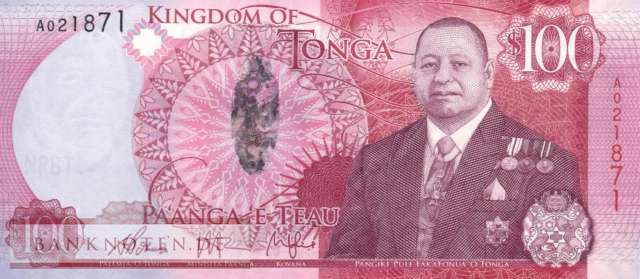 Tonga - 100  Pa anga (#049_UNC)