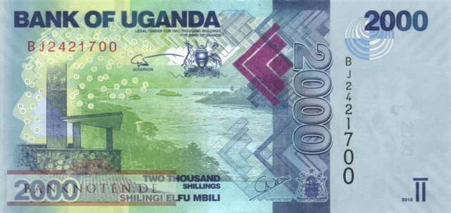 Uganda - 2.000  Shillings (#050c_UNC)