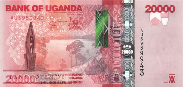 Uganda - 20.000  Shillings (#053b_UNC)