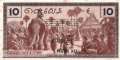 Indochina - 10  Cents (#085d_XF)