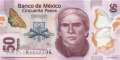 Mexico - 50  Pesos (#123Ad-K_UNC)