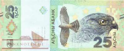 Abkhazia - 25  Apsar (#002_UNC)