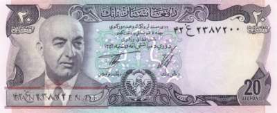Afghanistan - 20  Afghanis (#048c_UNC)