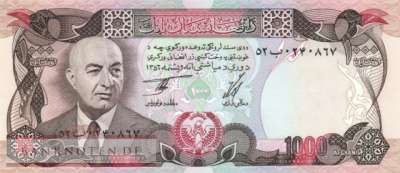 Afghanistan - 1.000  Afghanis (#053c_UNC)