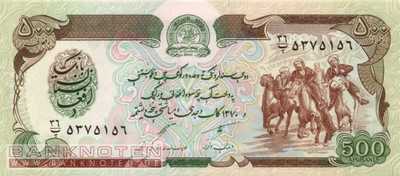 Afghanistan - 500  Afghanis (#060c_UNC)