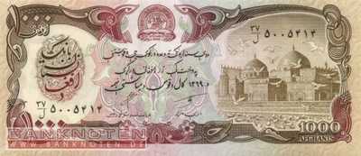 Afghanistan - 1.000  Afghanis (#061b_UNC)