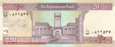 Afghanistan - 20  Afghanis (#068a_UNC)