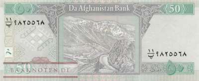 Afghanistan - 50  Afghanis (#069e_UNC)
