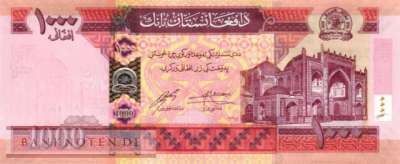 Afghanistan - 1.000  Afghanis (#077d_UNC)