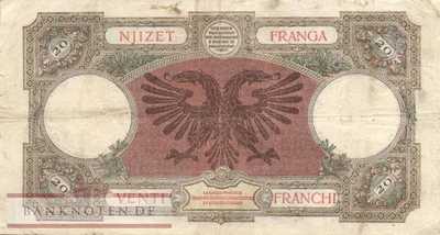 Albanien - 20  Franga (#007_F)