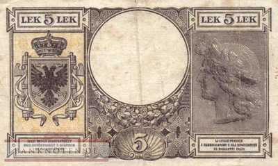 Albania - 5  Lek (#010_F)