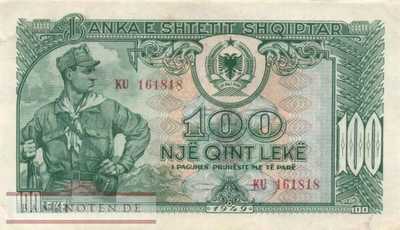 Albanien - 100  Leke (#026_AU)