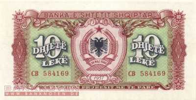 Albanien - 10  Leke (#028a_UNC)